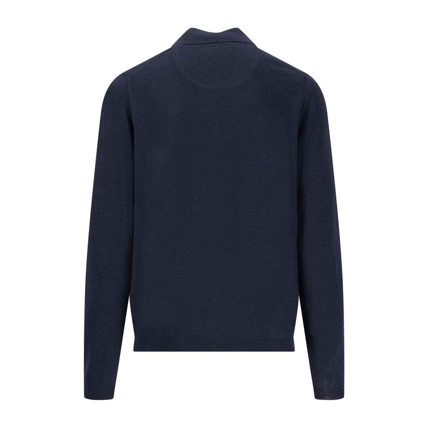 Air Cotton Zip Neck Knit