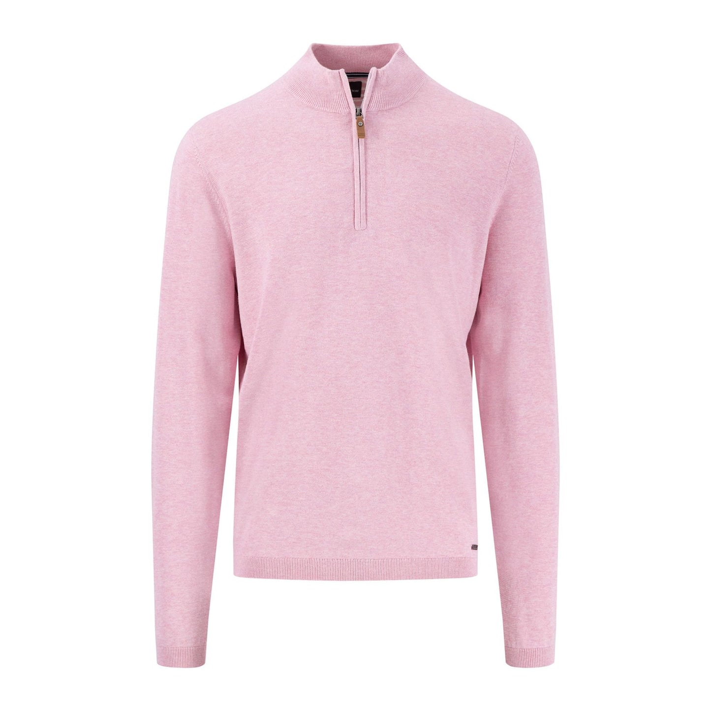 Air Cotton Zip Neck Knit