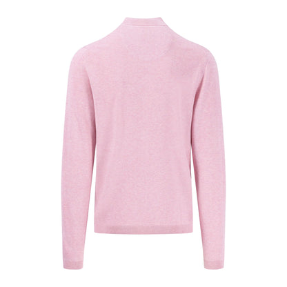 Air Cotton Zip Neck Knit
