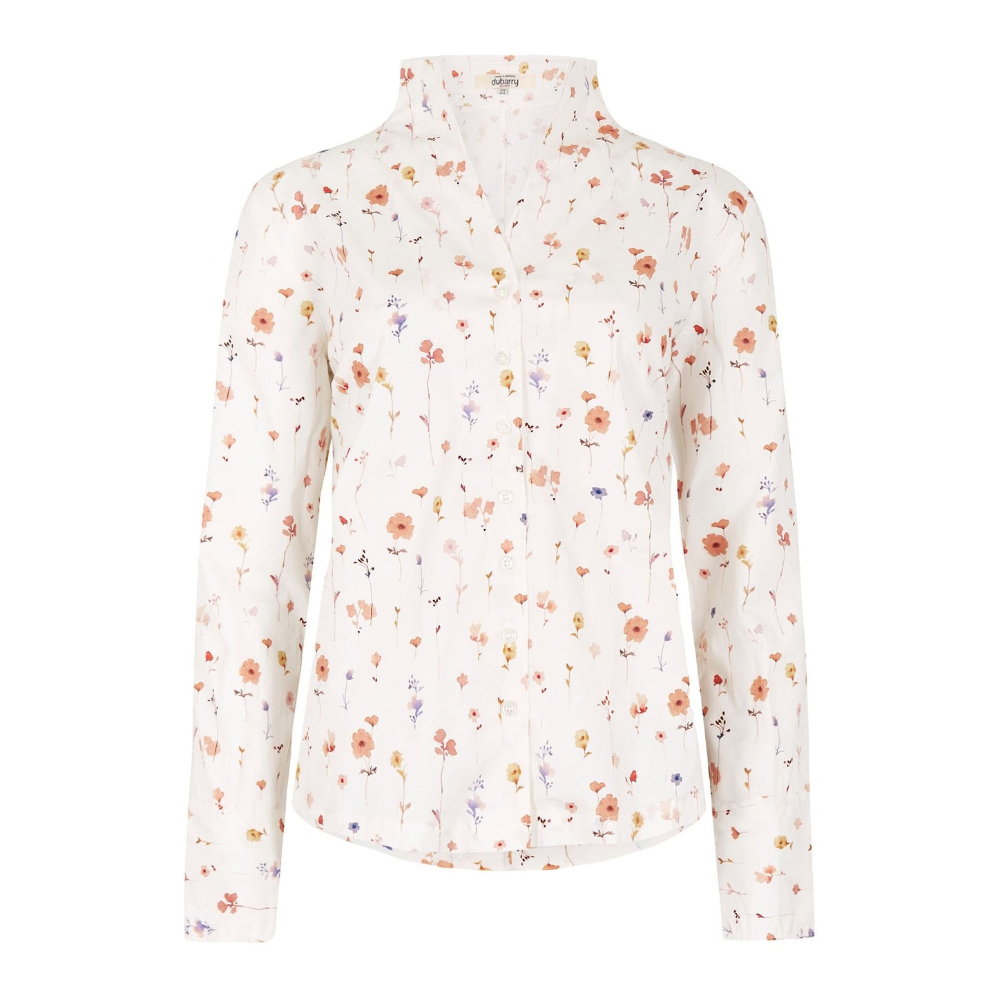 Fuchsia Floral Print Shirt