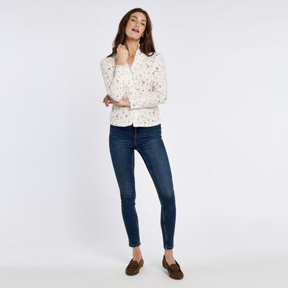 Fuchsia Floral Print Shirt
