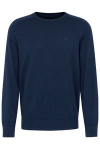 Cotton Cashmere Crew Neck Knit