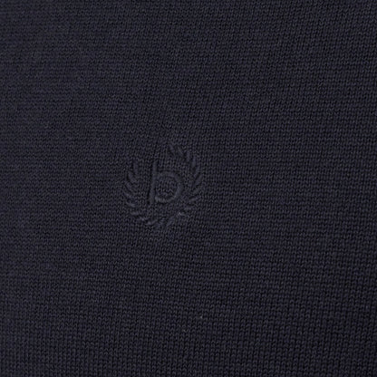 Cotton Zip Neck Knit