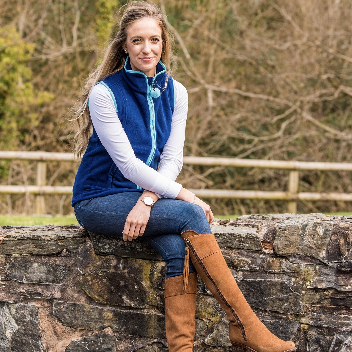 Ladies Fleece Gilet