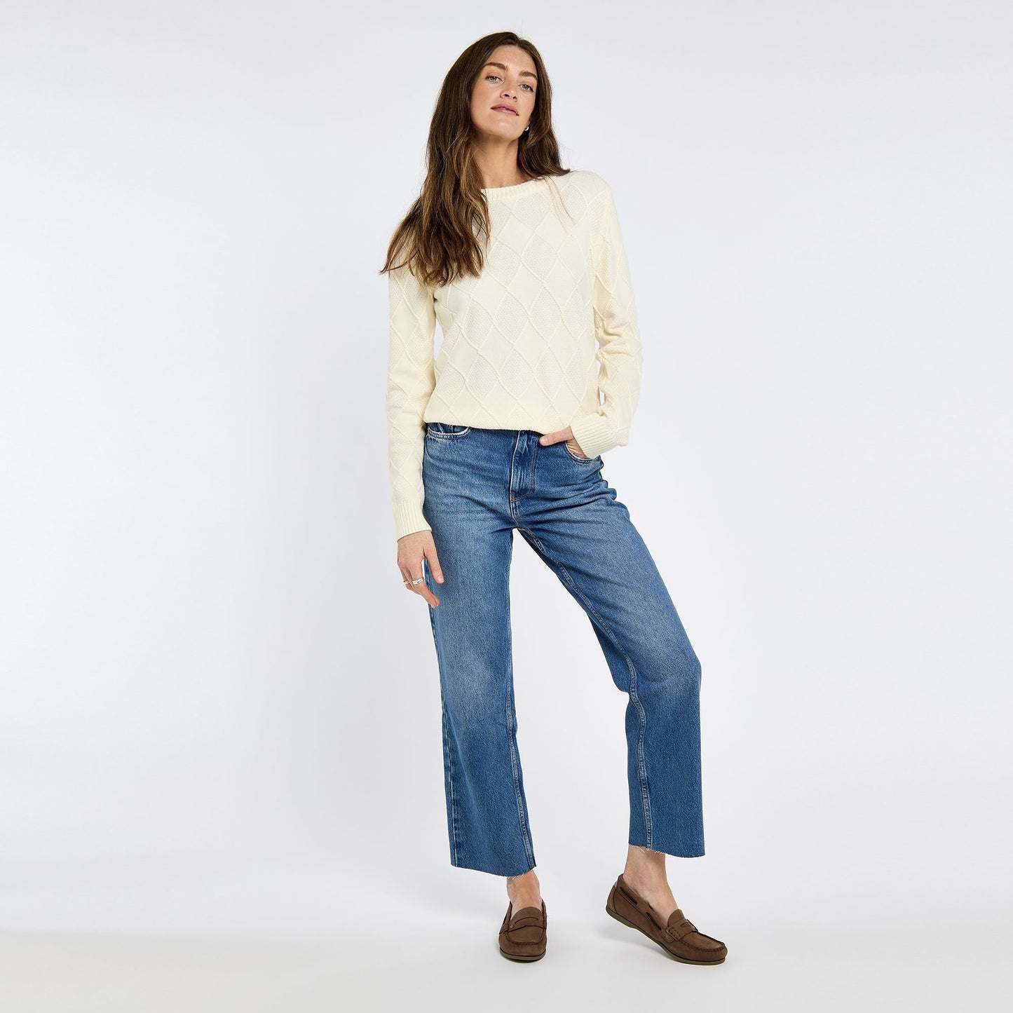 Banteer Cable Crew Neck Knit