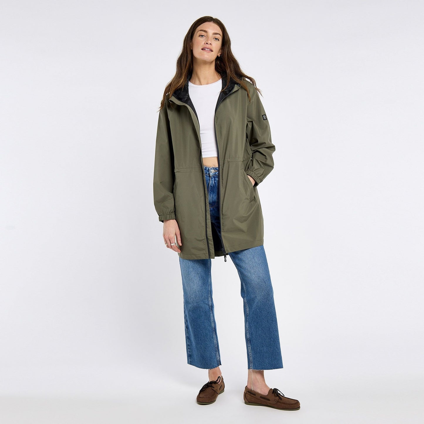 Brookside Lightweight Hooded Mac