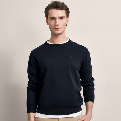 Cotton Crew Neck Knit