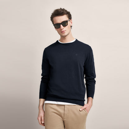 Cotton Crew Neck Knit