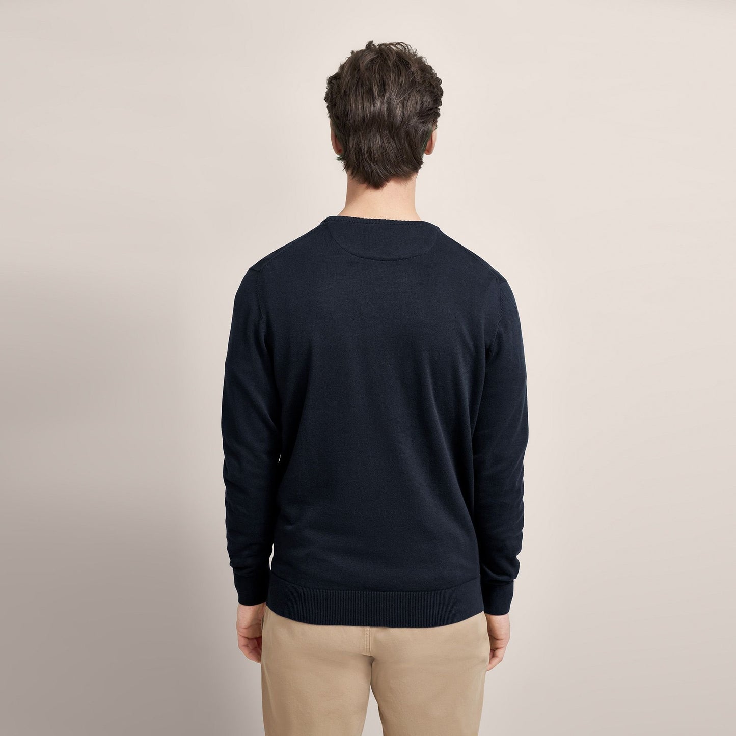Cotton Crew Neck Knit
