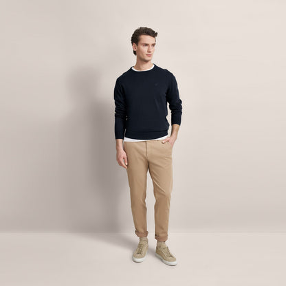 Cotton Crew Neck Knit