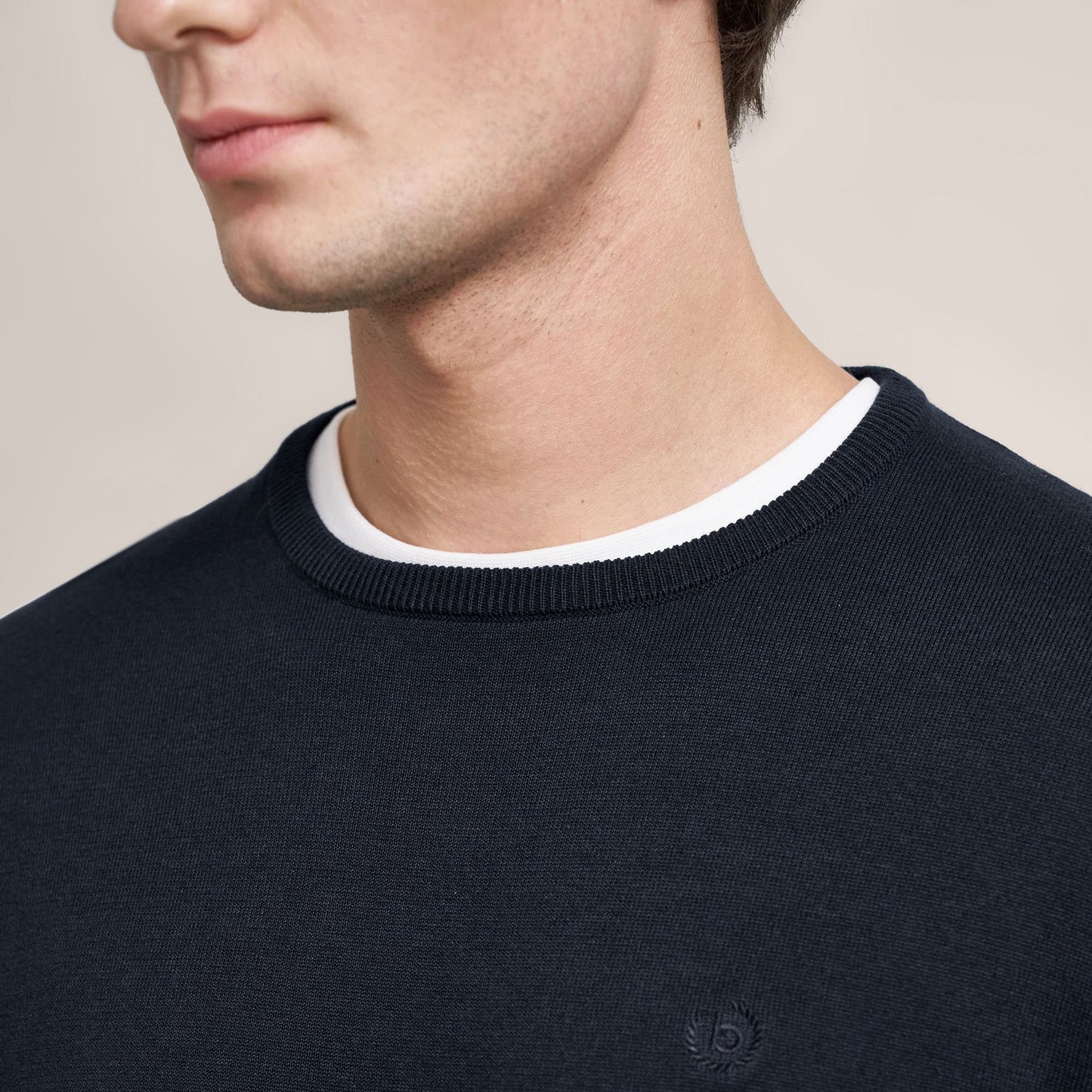 Cotton Crew Neck Knit