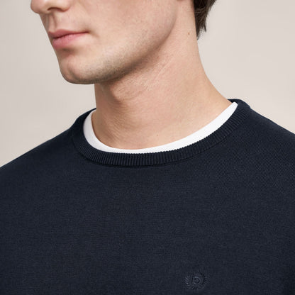 Cotton Crew Neck Knit