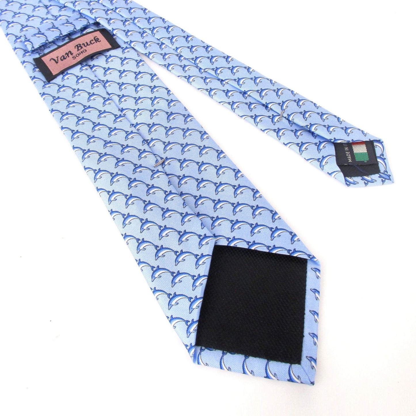 Italian Silk Dolphin Tie