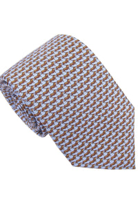 Italian Silk Sausage Dog Tie