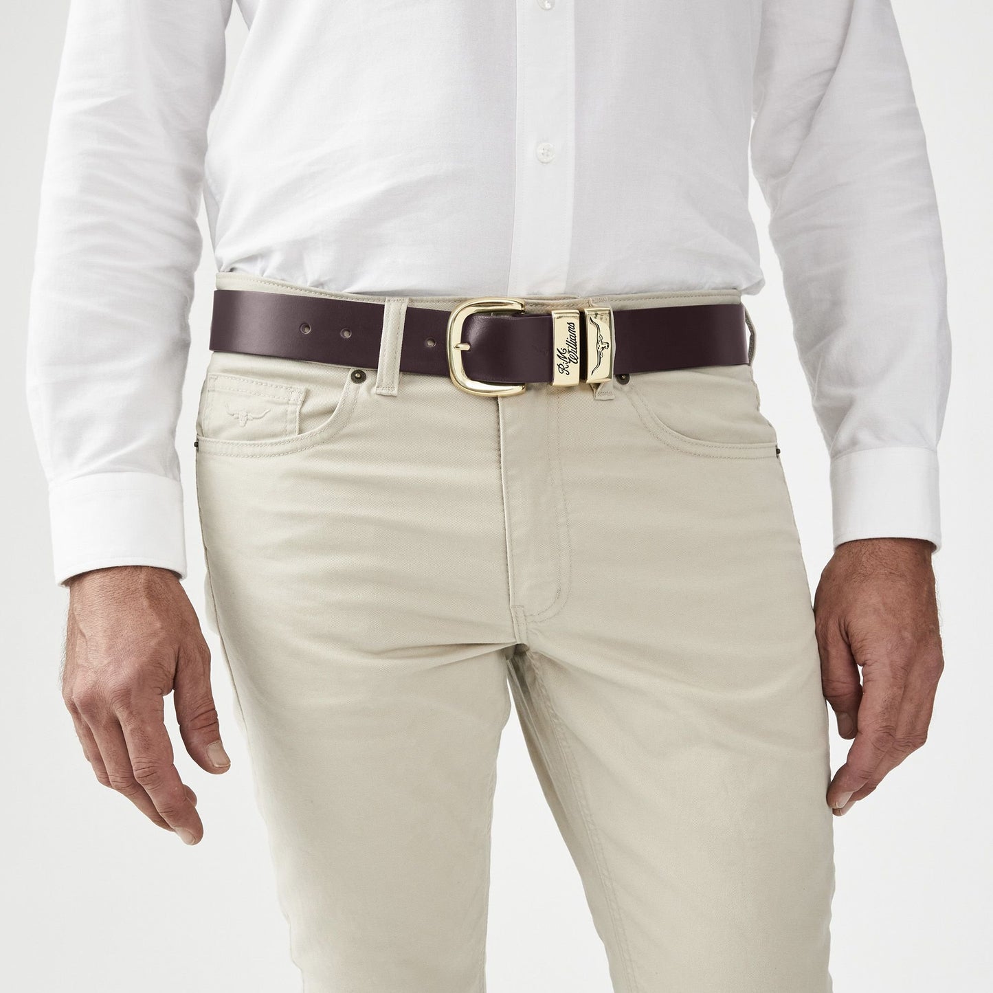 Drover Belt Gold Buckle