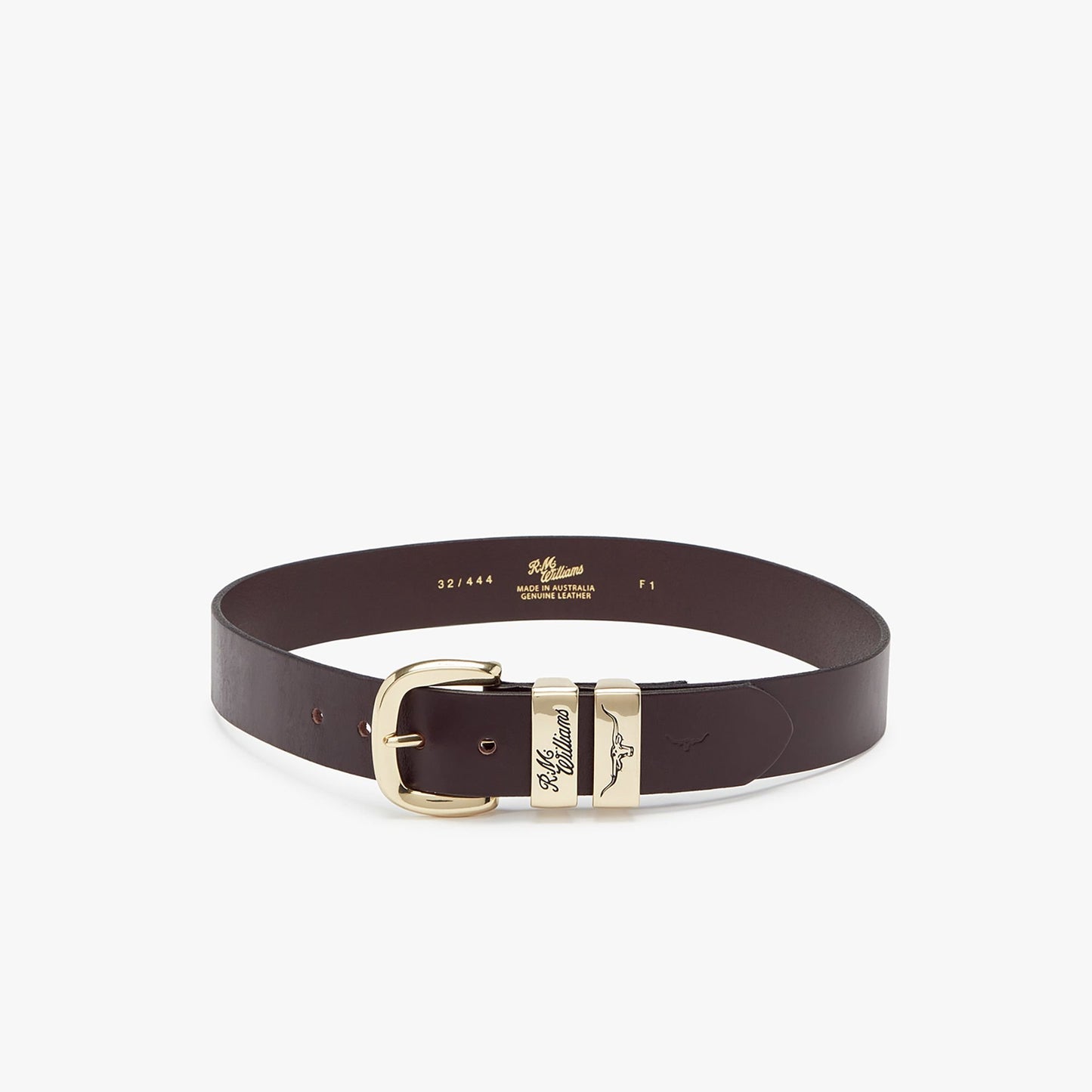 Drover Belt Gold Buckle