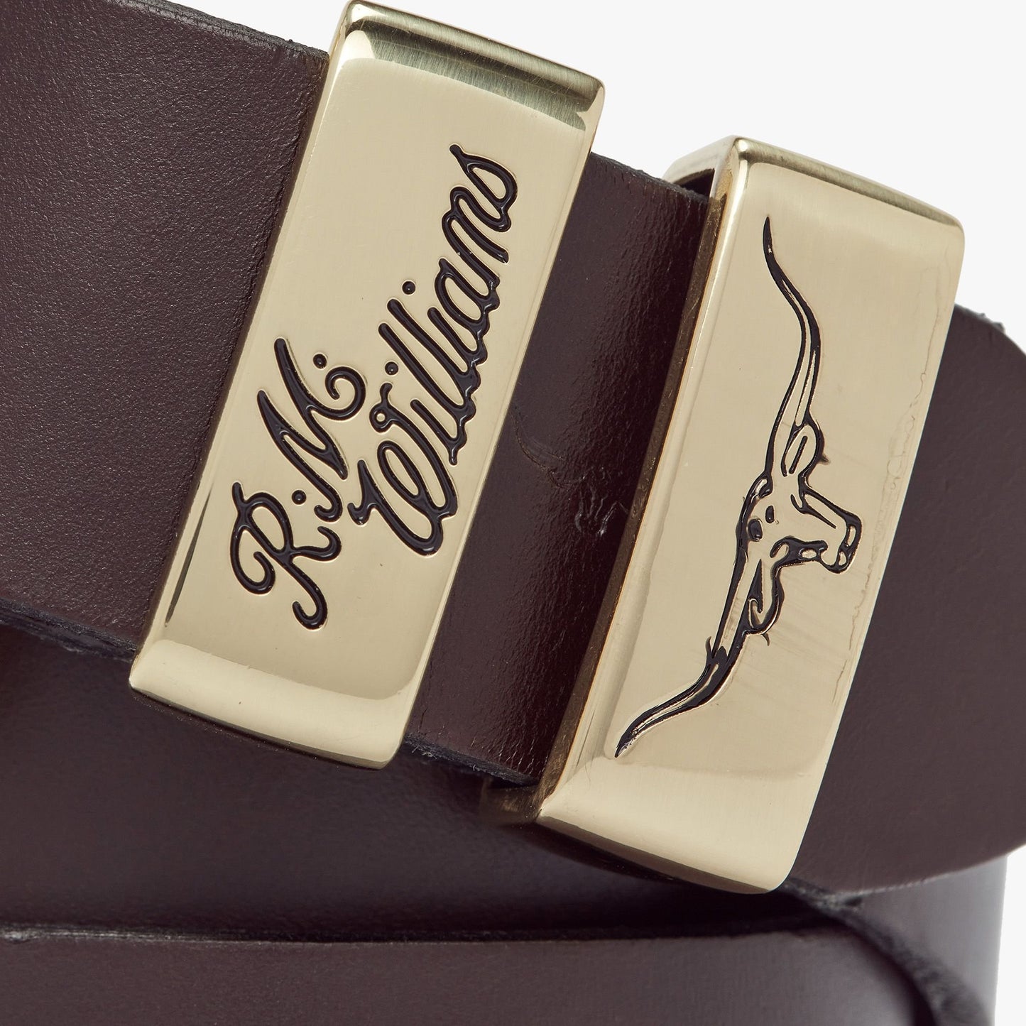 Drover Belt Gold Buckle