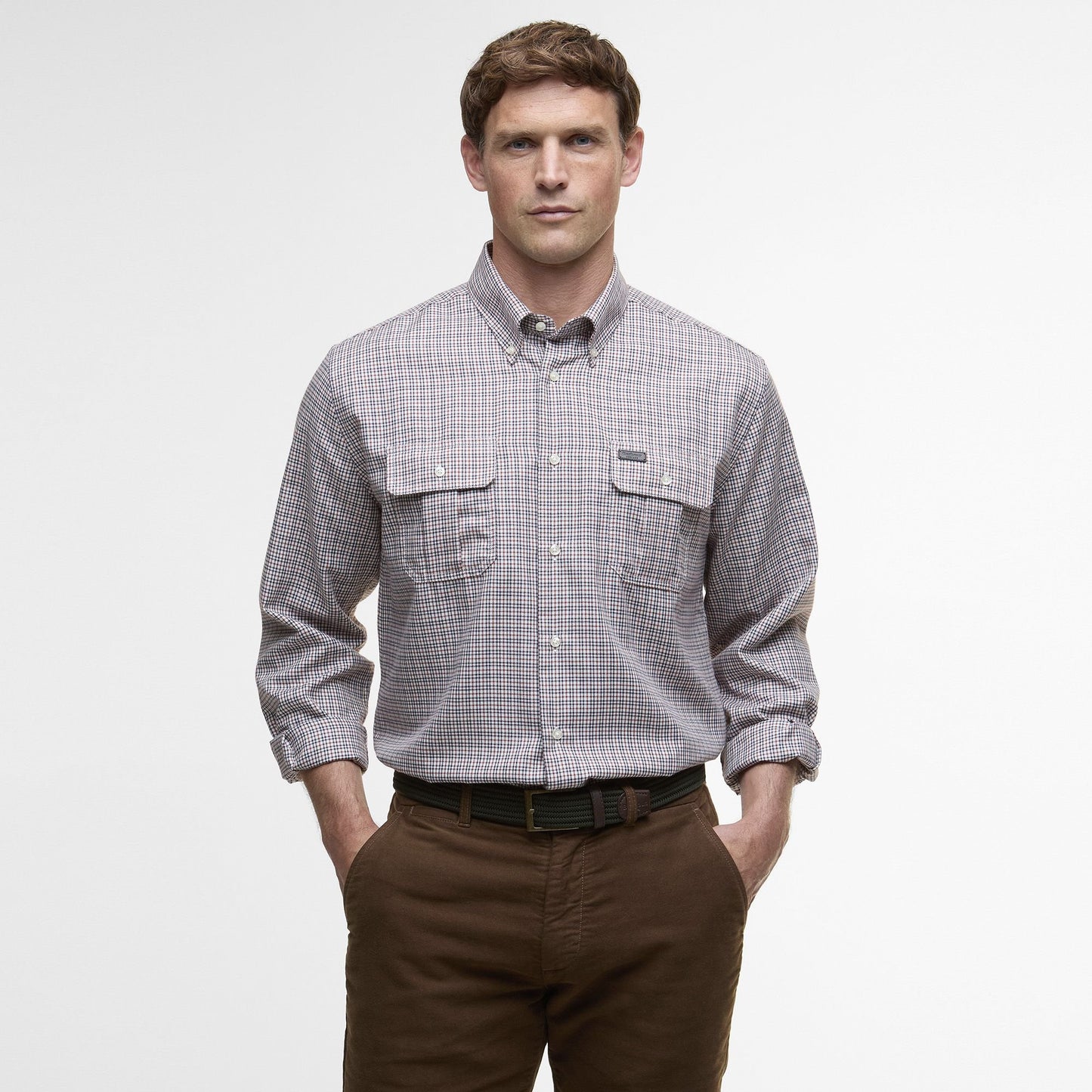 Fenn Regular Thermo Weave Gingham Shirt