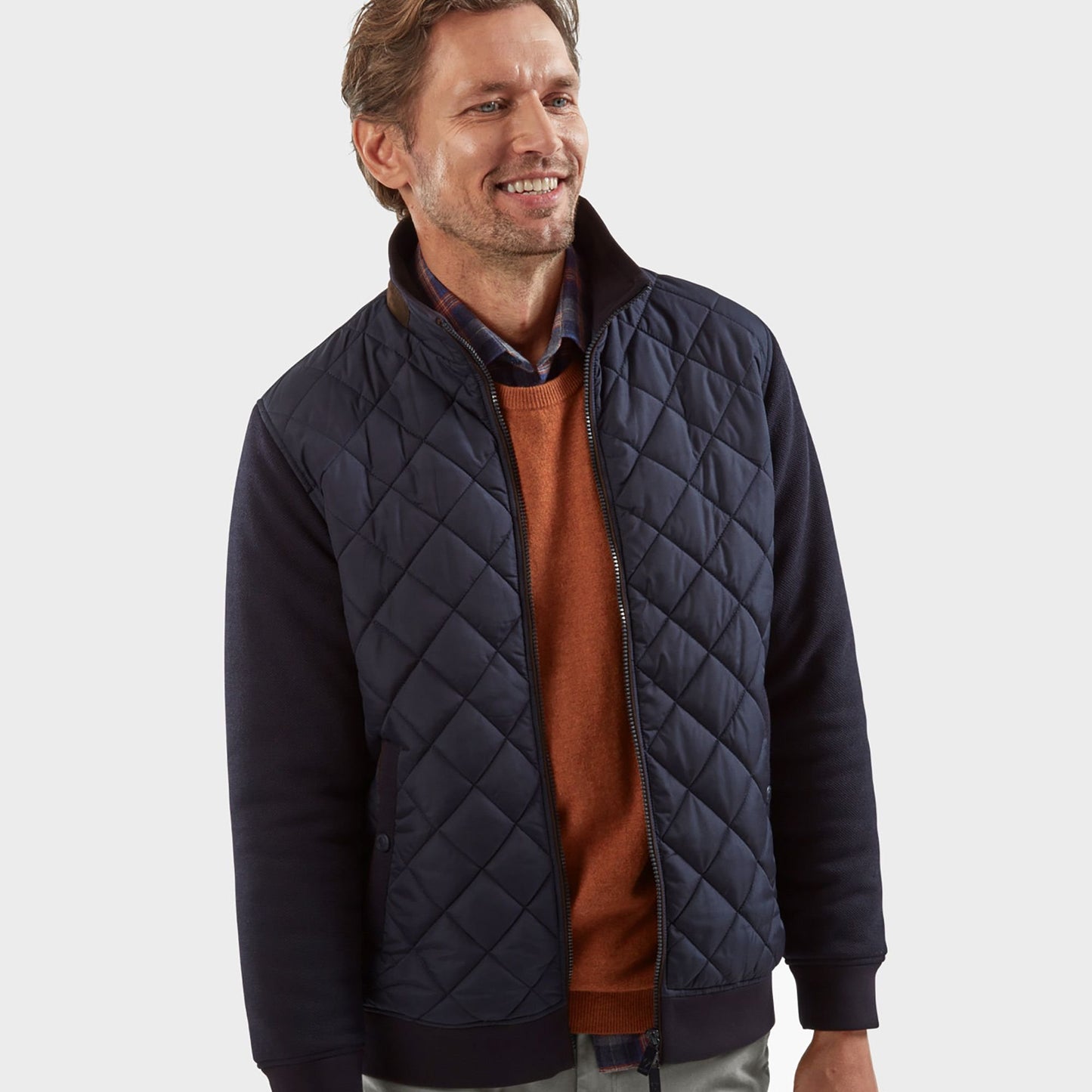 Diamond Hybrid Quilt Jacket