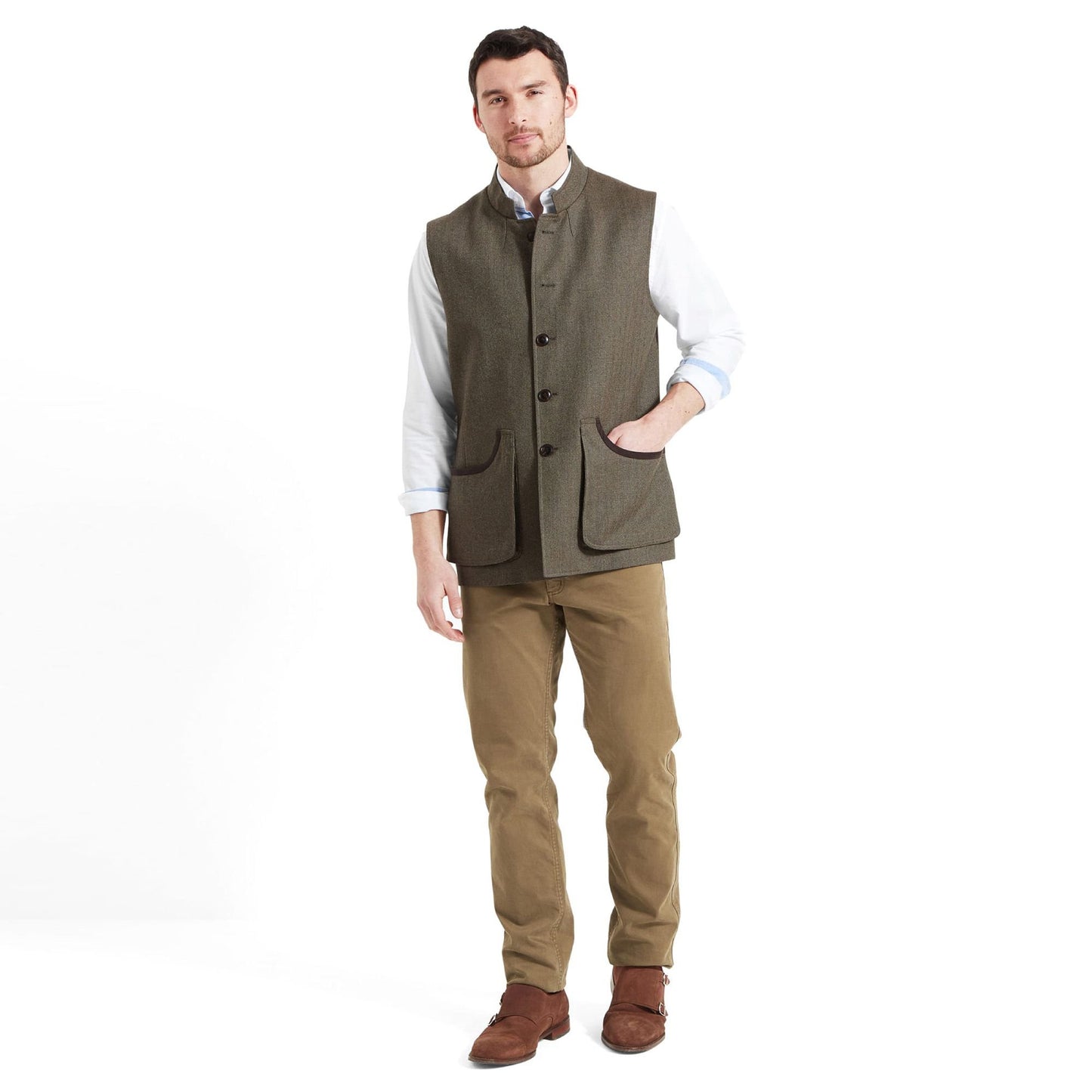 Holcot Tweed Waistcoat