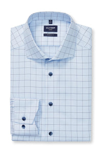 Luxor Modern Fit Windowpane Shirt