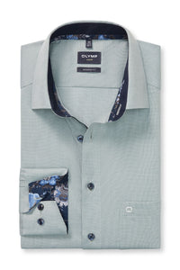 Plain Contrast Modern Fit Shirt