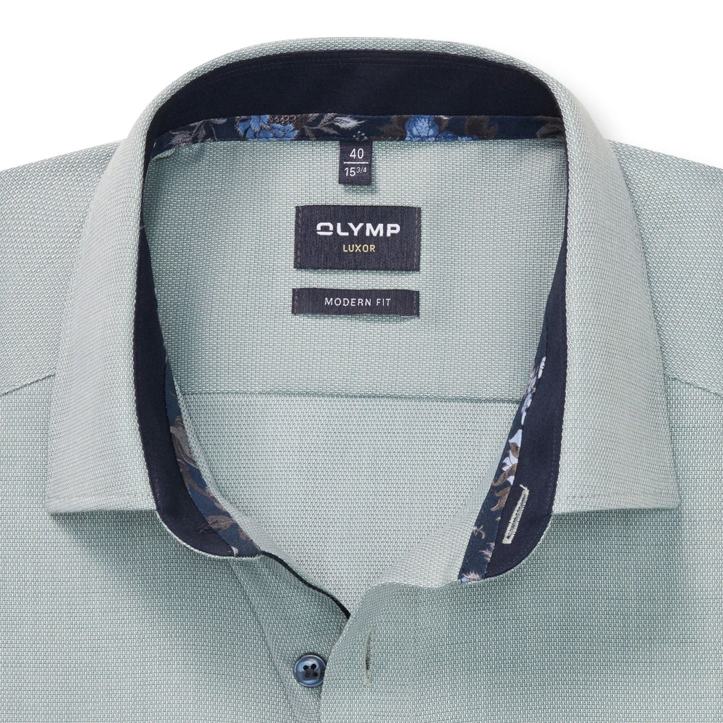 Plain Contrast Modern Fit Shirt