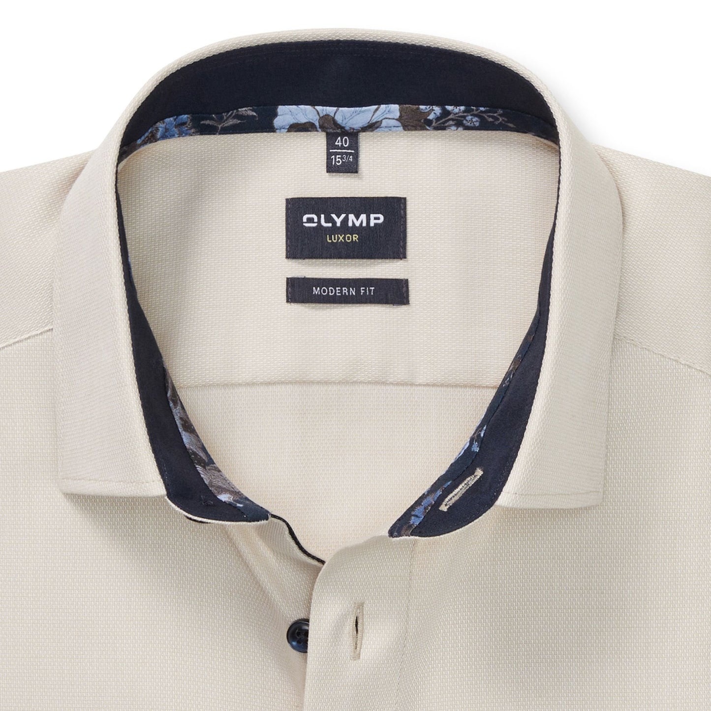 Plain Contrast Modern Fit Shirt