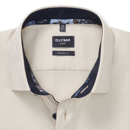 Plain Contrast Modern Fit Shirt
