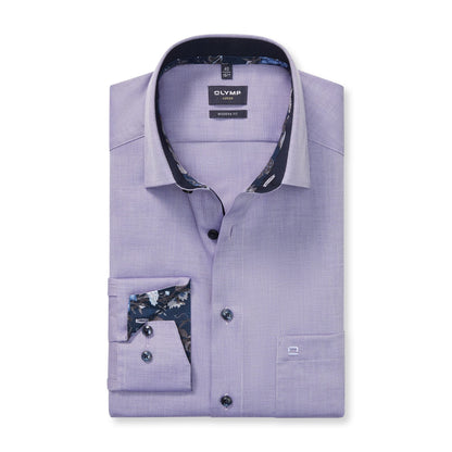 Plain Contrast Modern Fit Shirt