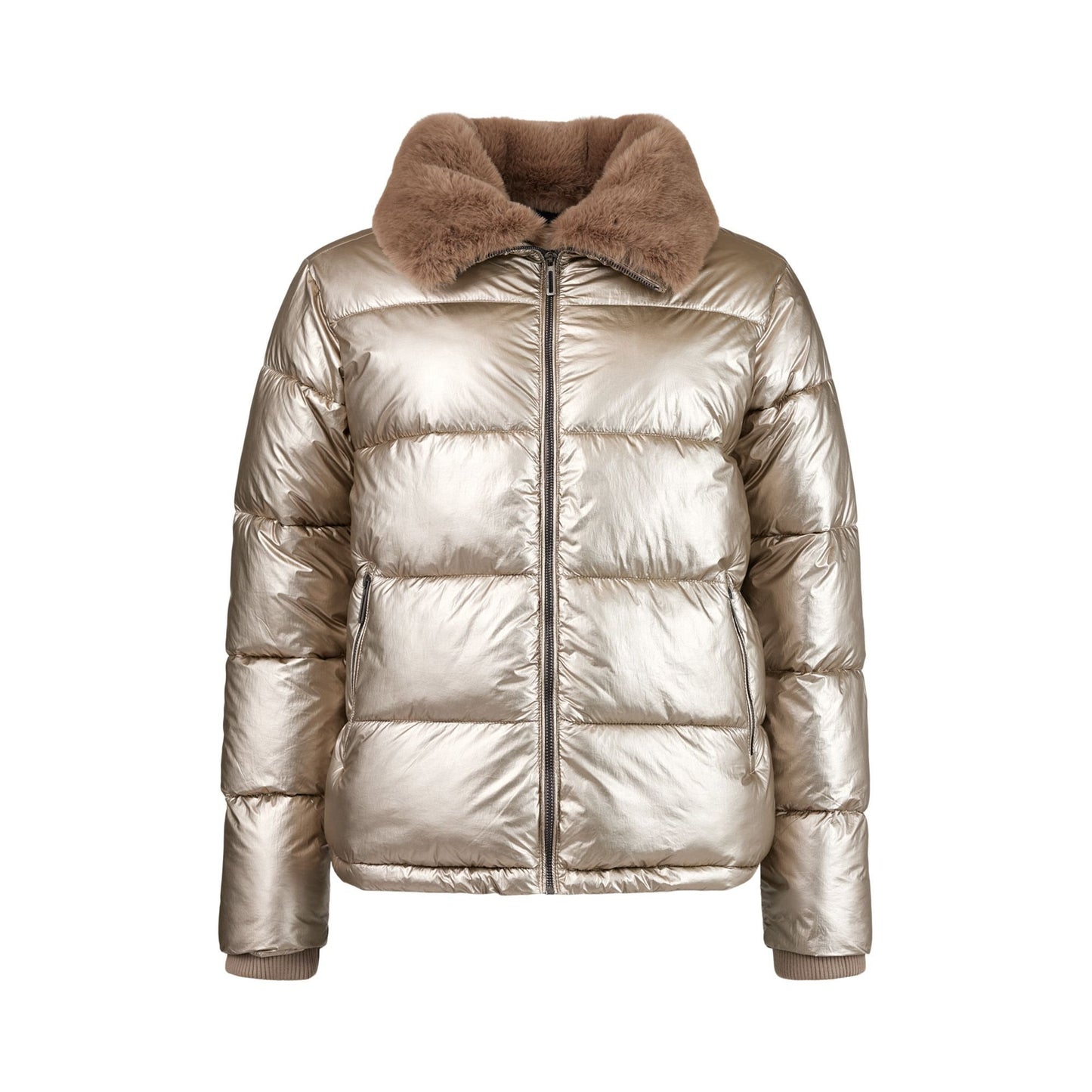 Fur Collar Padded Coat
