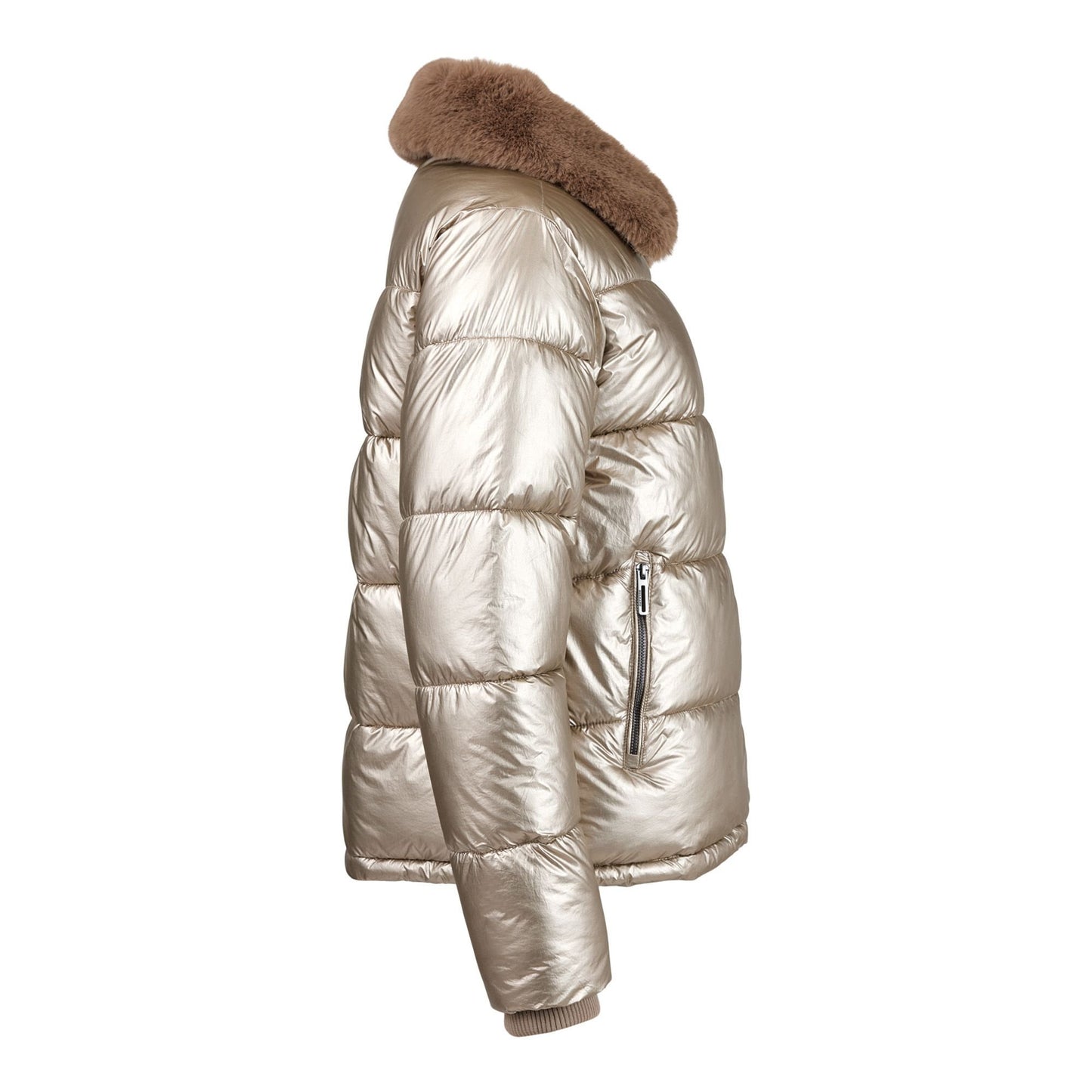 Fur Collar Padded Coat