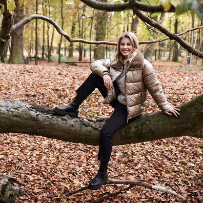 Fur Collar Padded Coat