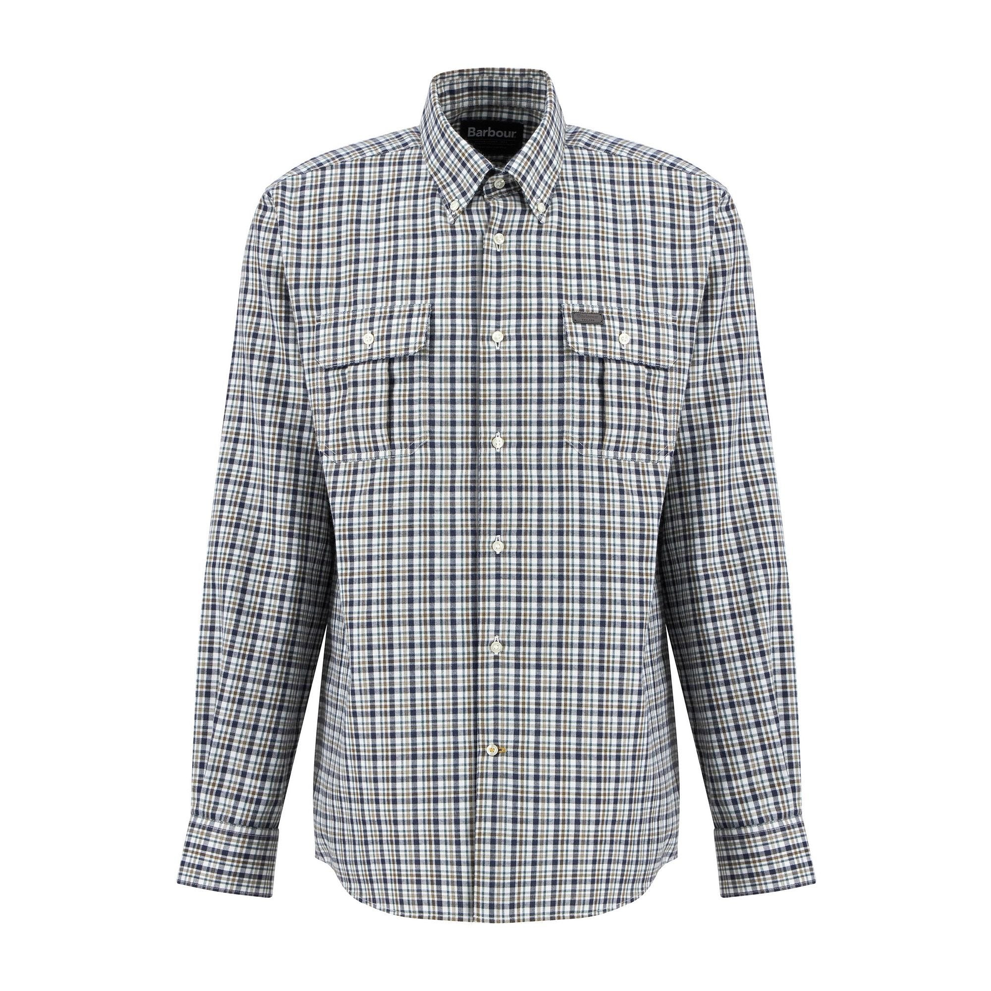 Barbour Panwell Thermo Weave Regular Checked Shirt, Men's Shirts ...