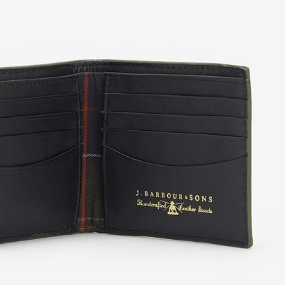Grain Leather Billfold Wallet