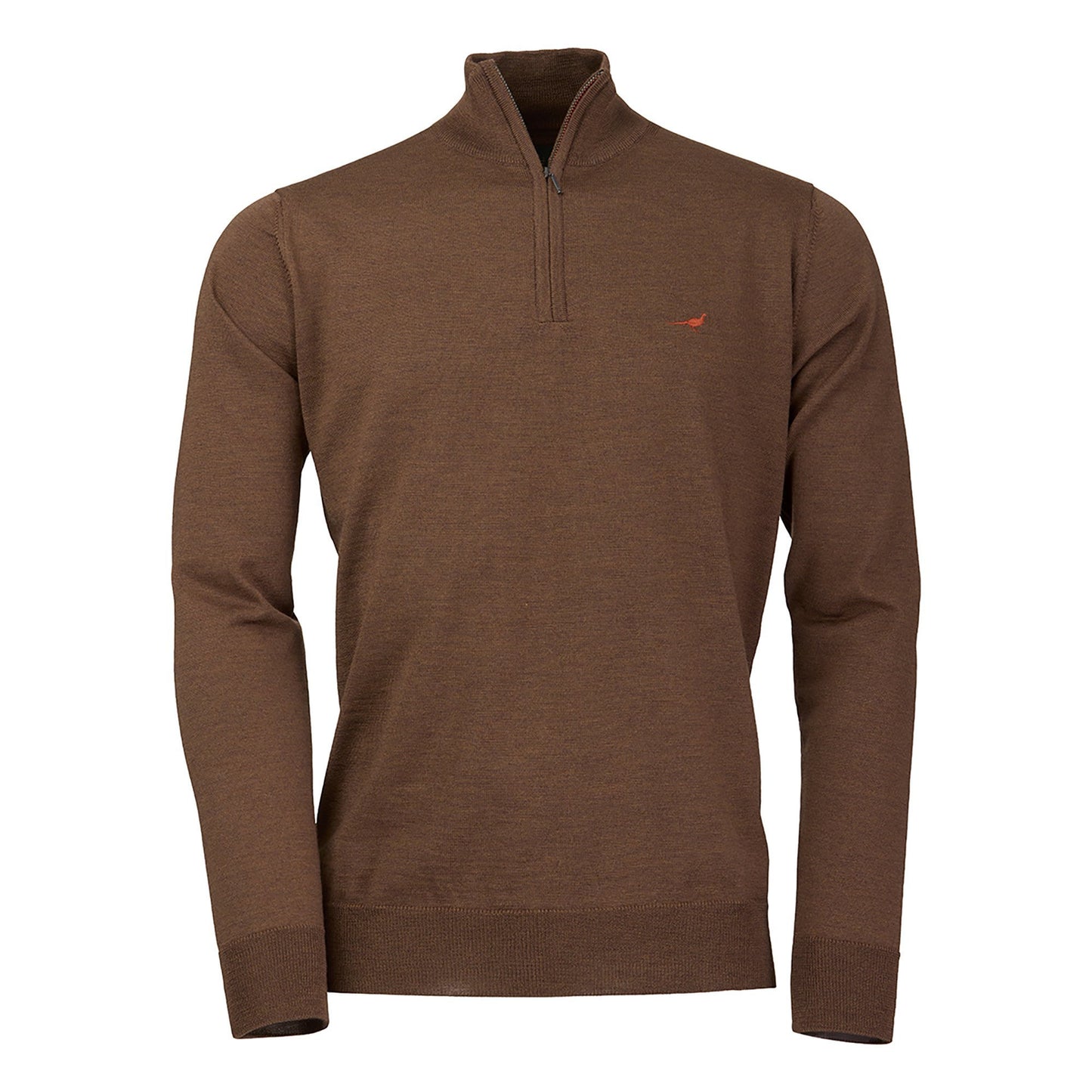 Norfolk Quarter Zip Neck Merino Knit