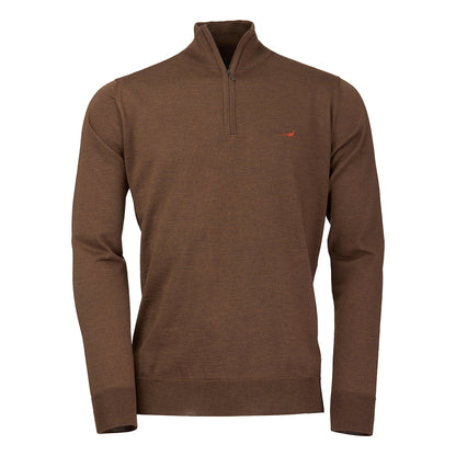 Norfolk Quarter Zip Neck Merino Knit