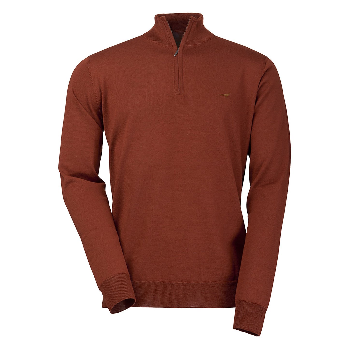 Norfolk Quarter Zip Neck Merino Knit