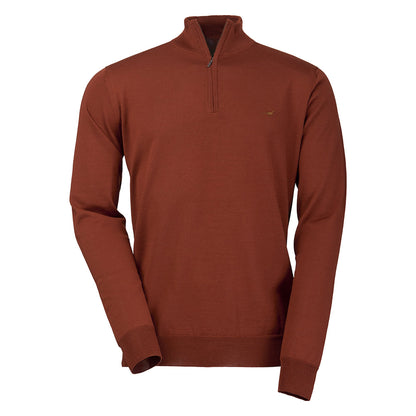 Norfolk Quarter Zip Neck Merino Knit