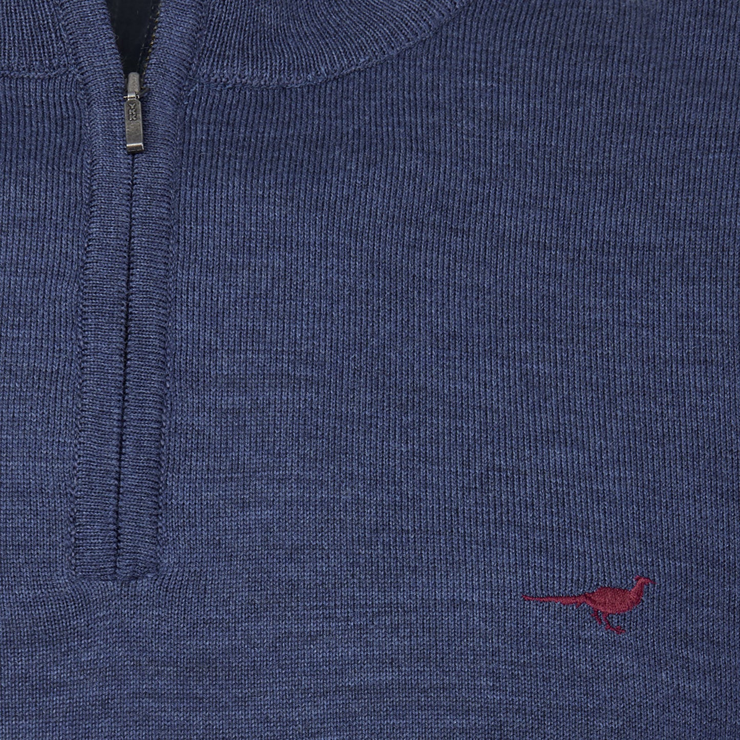 Norfolk Quarter Zip Neck Merino Knit