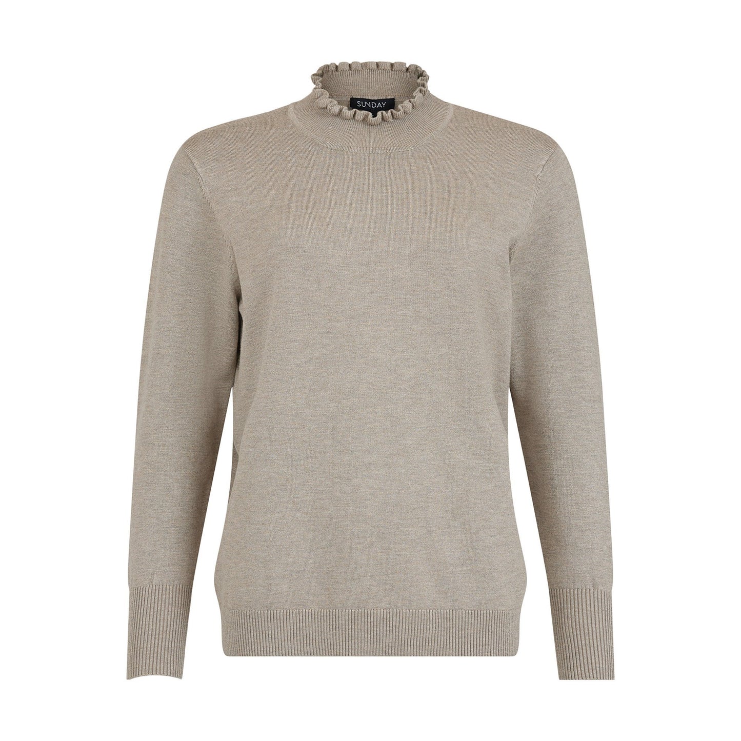 Ruched Roll Neck Jumper