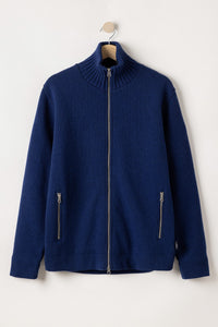 Mans Windproof Full Zip Knit