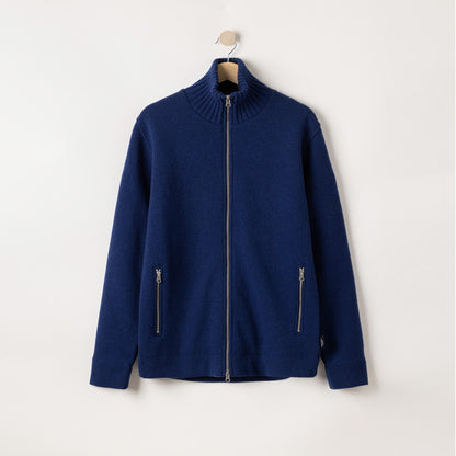 Mans Windproof Full Zip Knit