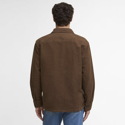 Regular Moleskin Overshirt Dark