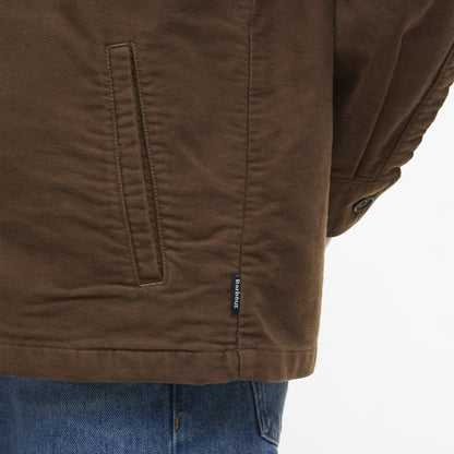 Regular Moleskin Overshirt Dark