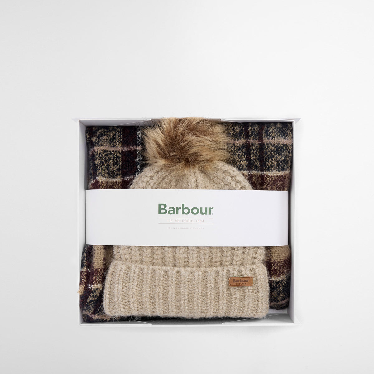 Saltburn Beanie & Tartan Set