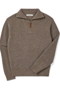 Linton Quarter Zip Lambswool Knit