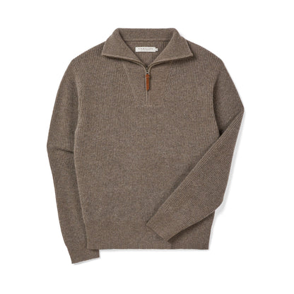 Linton Quarter Zip Lambswool Knit