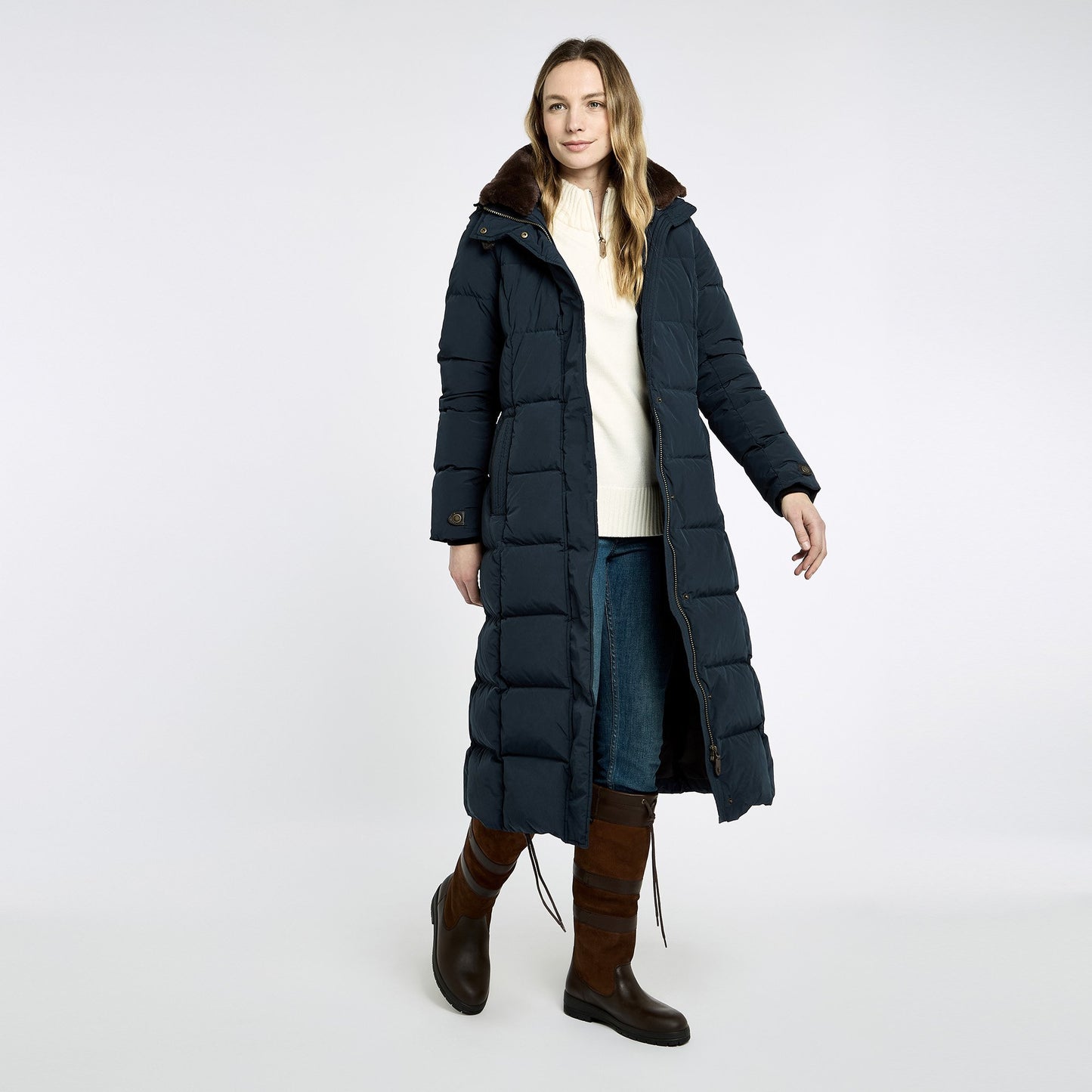 Aldborough Long Tech Down Coat
