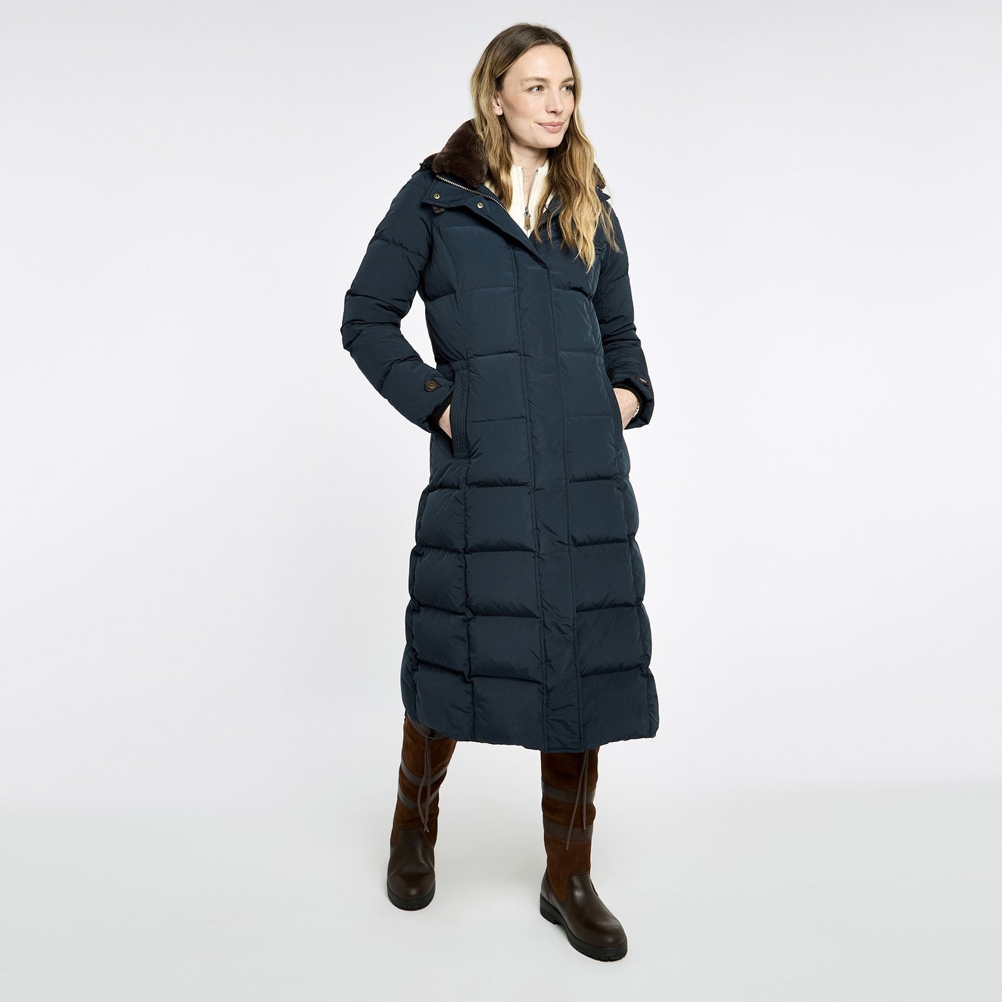 Aldborough Long Tech Down Coat
